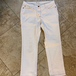 Boden white jeans.